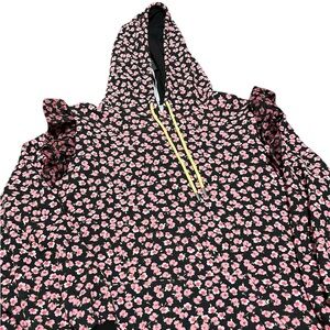 Sandy Liang Women’s Floral Print Ruffle Hoodie
